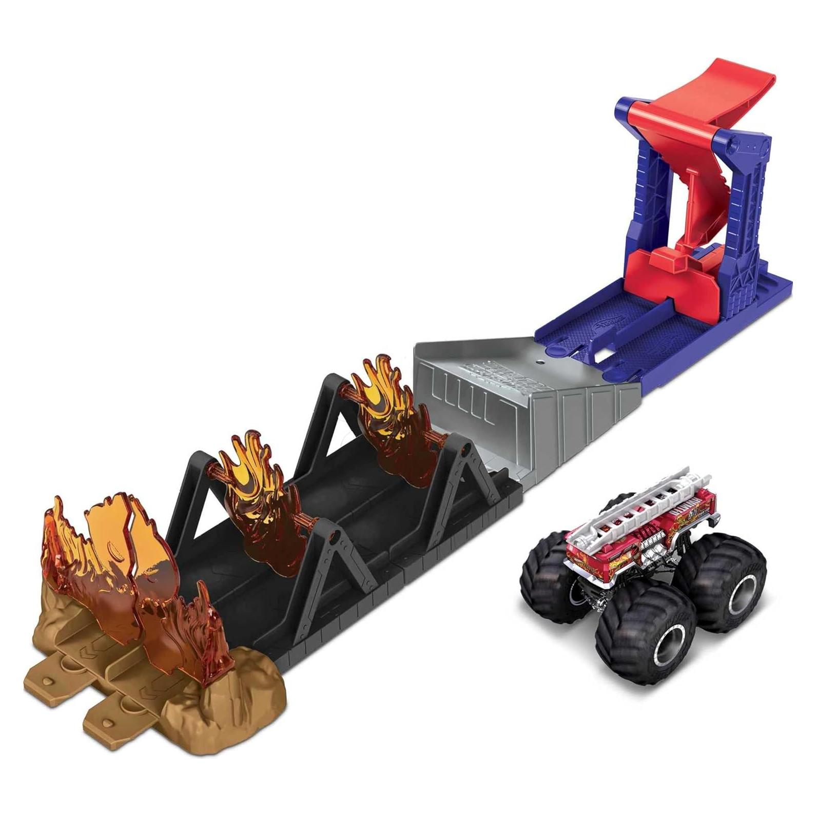 Juego de Camiones Monstruos Hot Wheels 5 Alarm 1:64