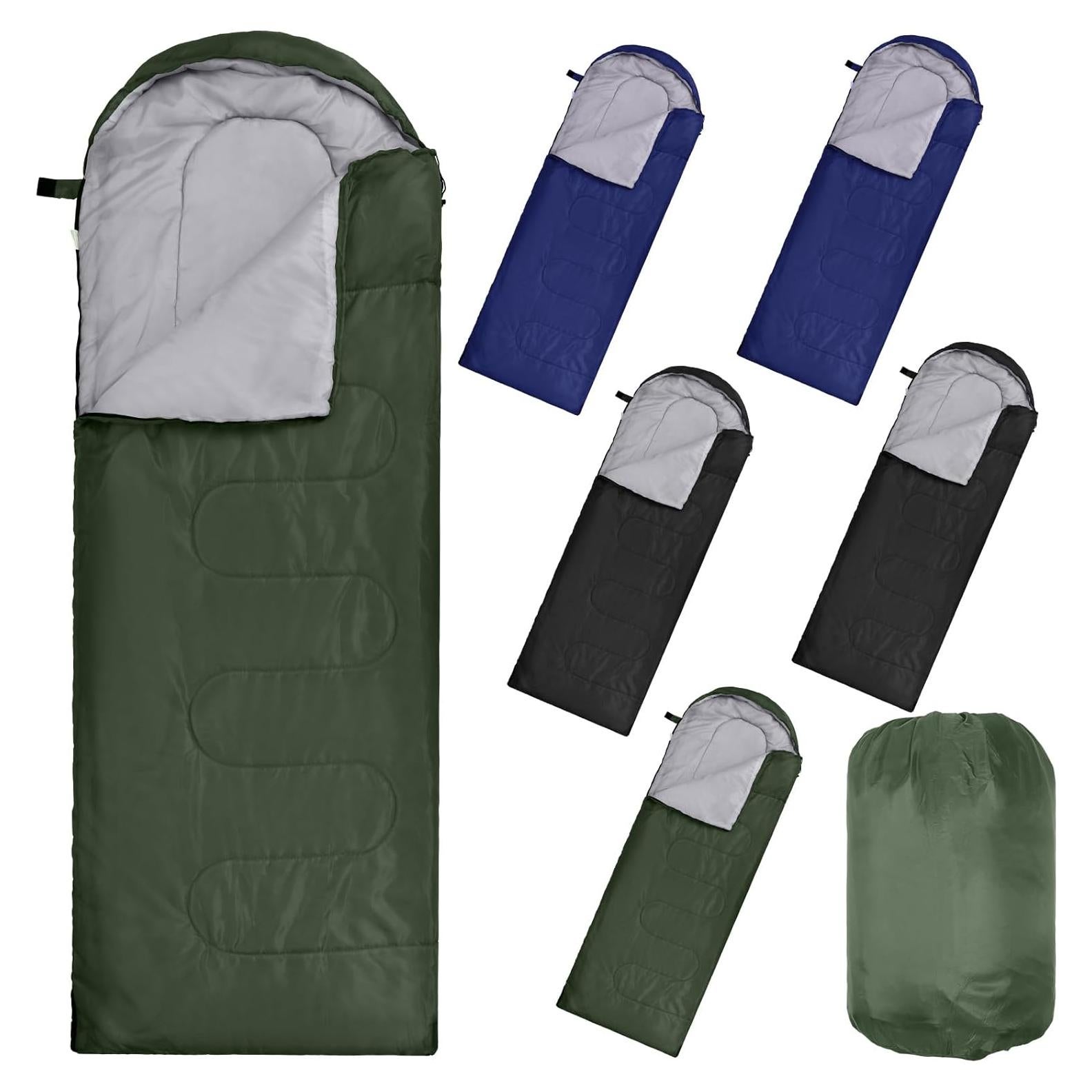 Sacos de Dormir Macarrie UR2268 - 6 Piezas Impermeables 4 Estaciones