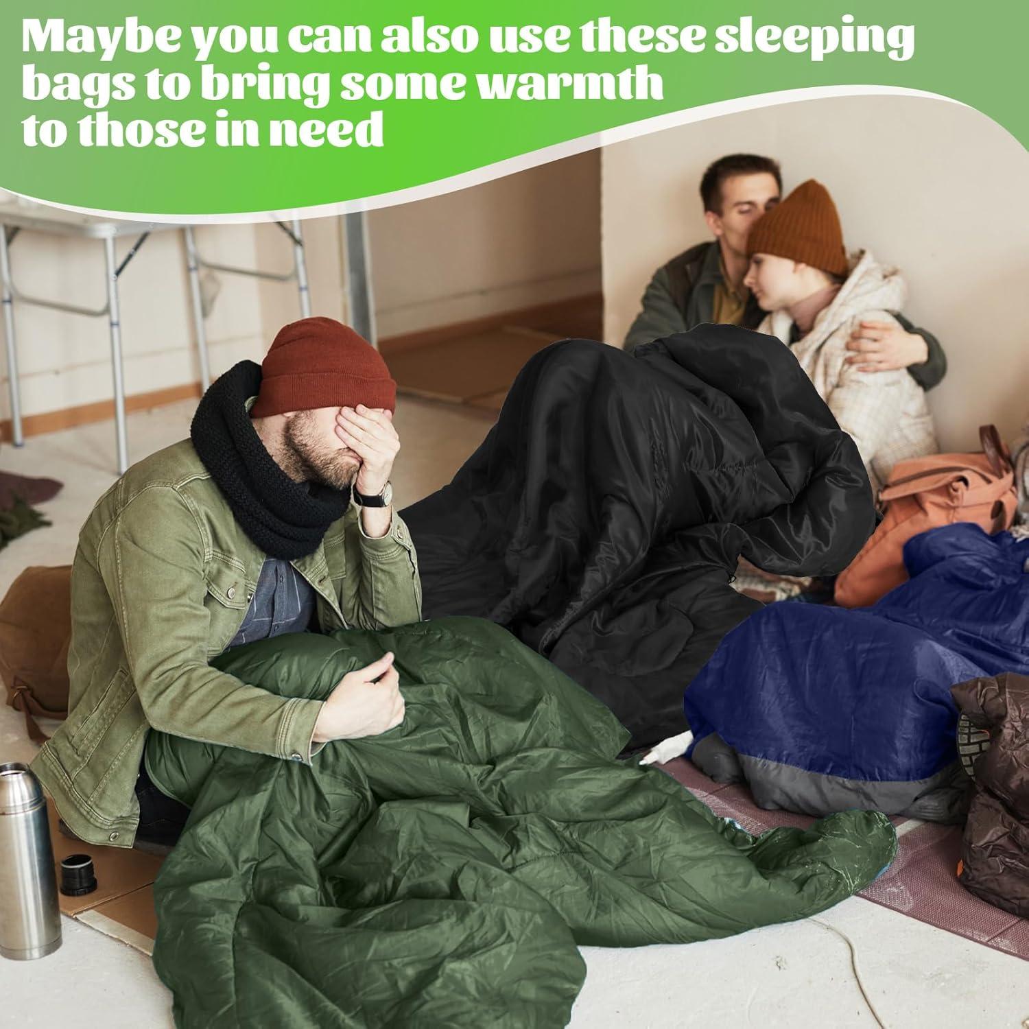 Sacos de Dormir Macarrie UR2268 - 6 Piezas Impermeables 4 Estaciones