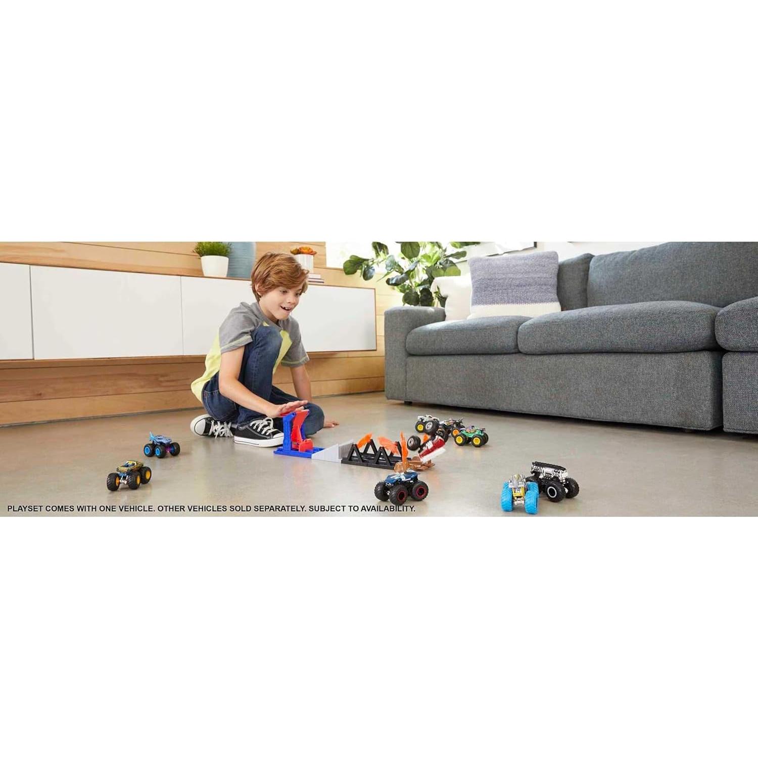 Juego Hot Wheels Monster Trucks 5 Alarm Desafío Fuego