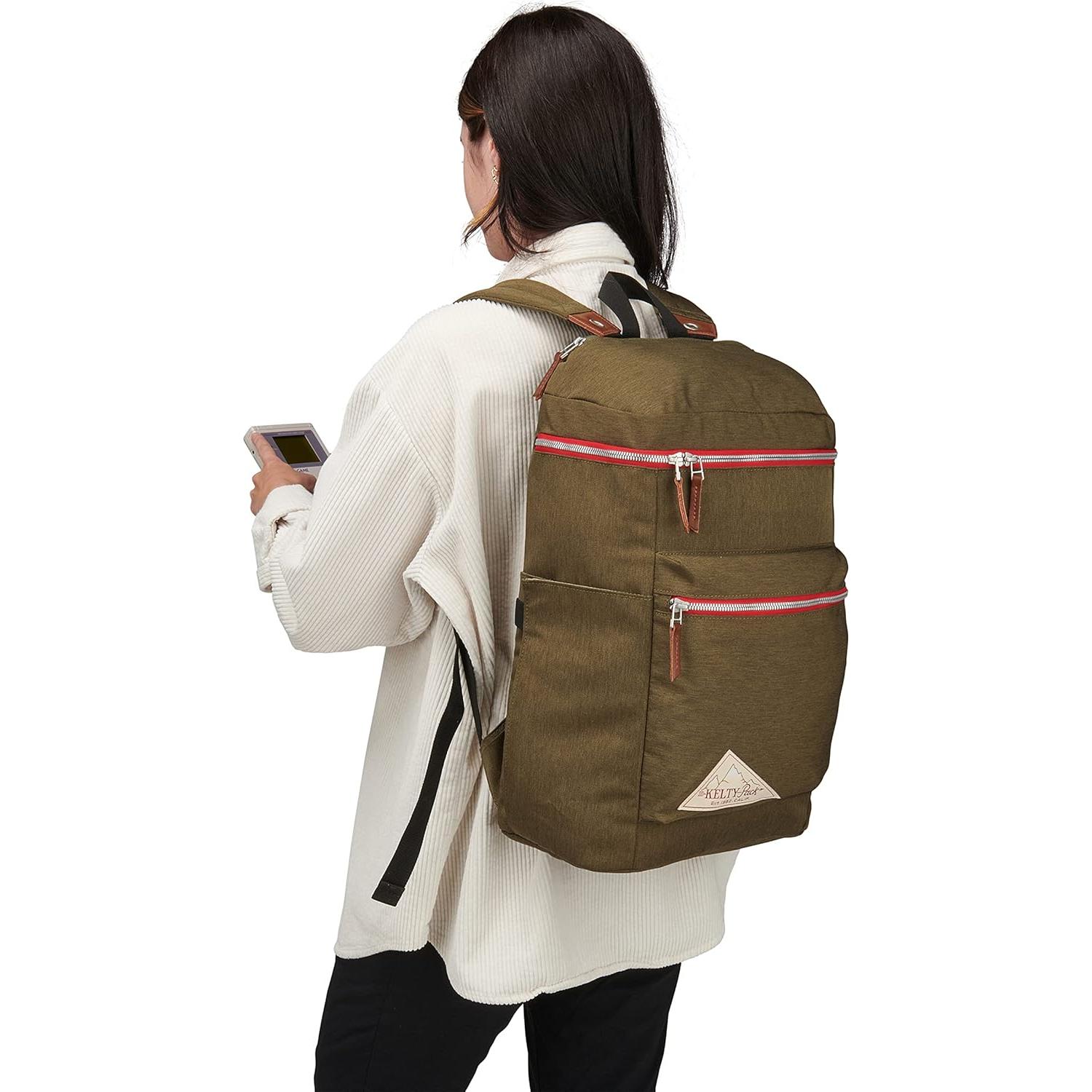 Mochila de Día Kelty Delano 21L Acolchada Oliva Quemada