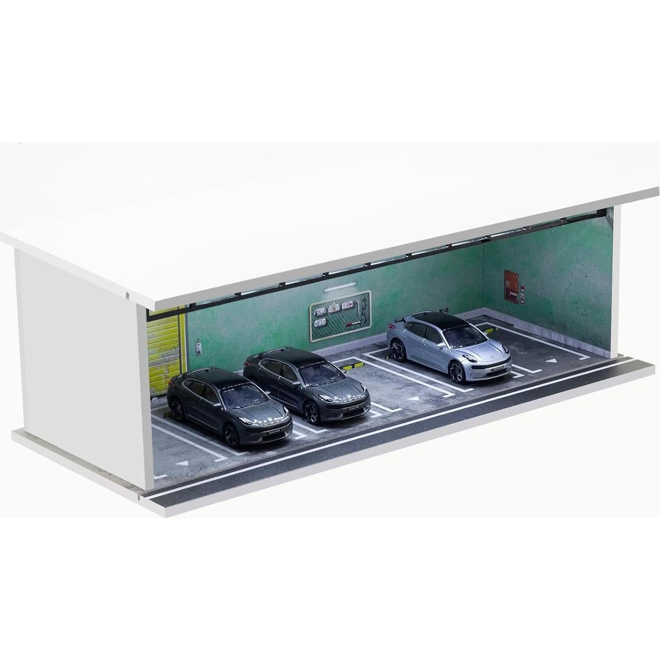 Caja de exhibición Gtcwmx para autos 1:64 con LED