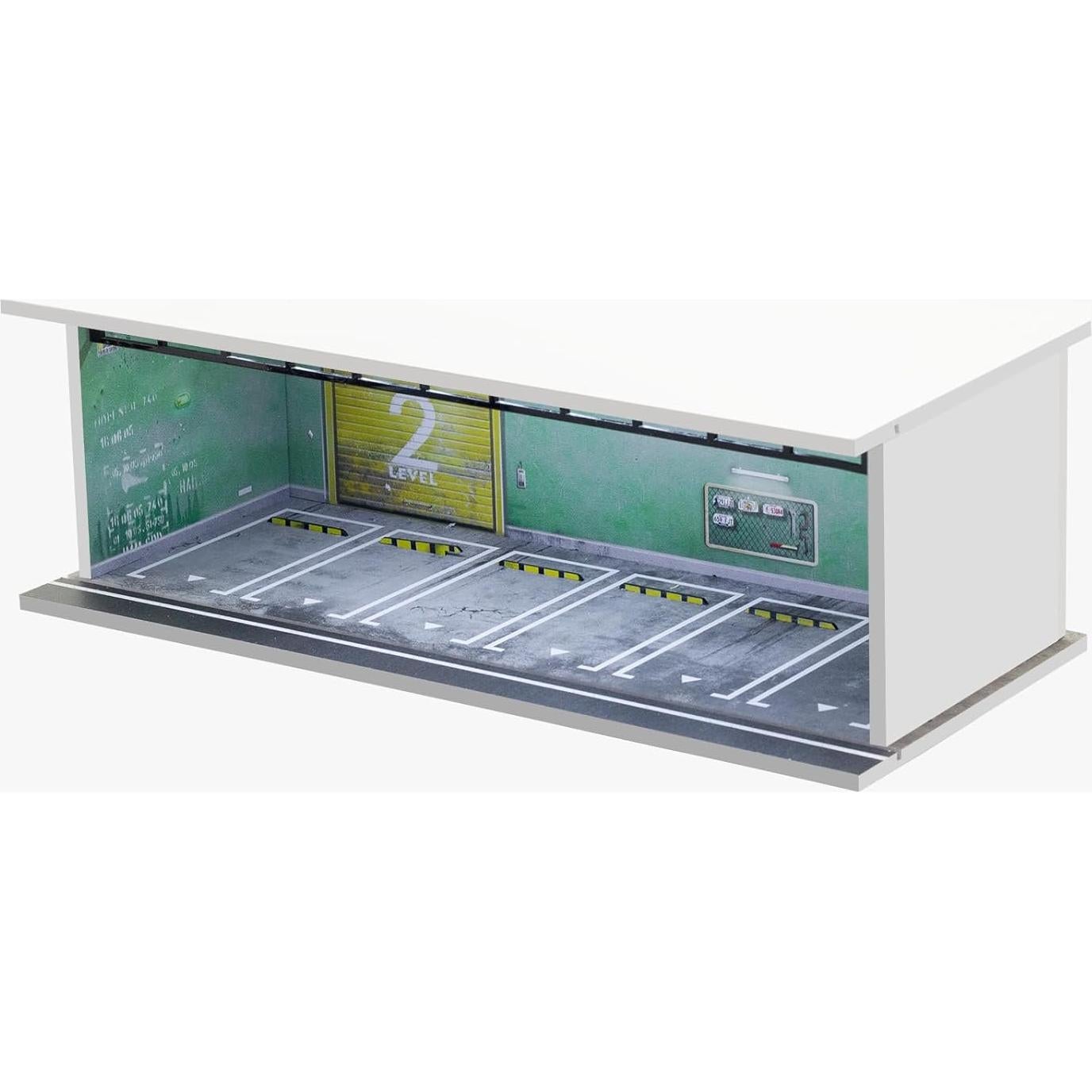 Caja de exhibición Gtcwmx para autos 1:64 con LED