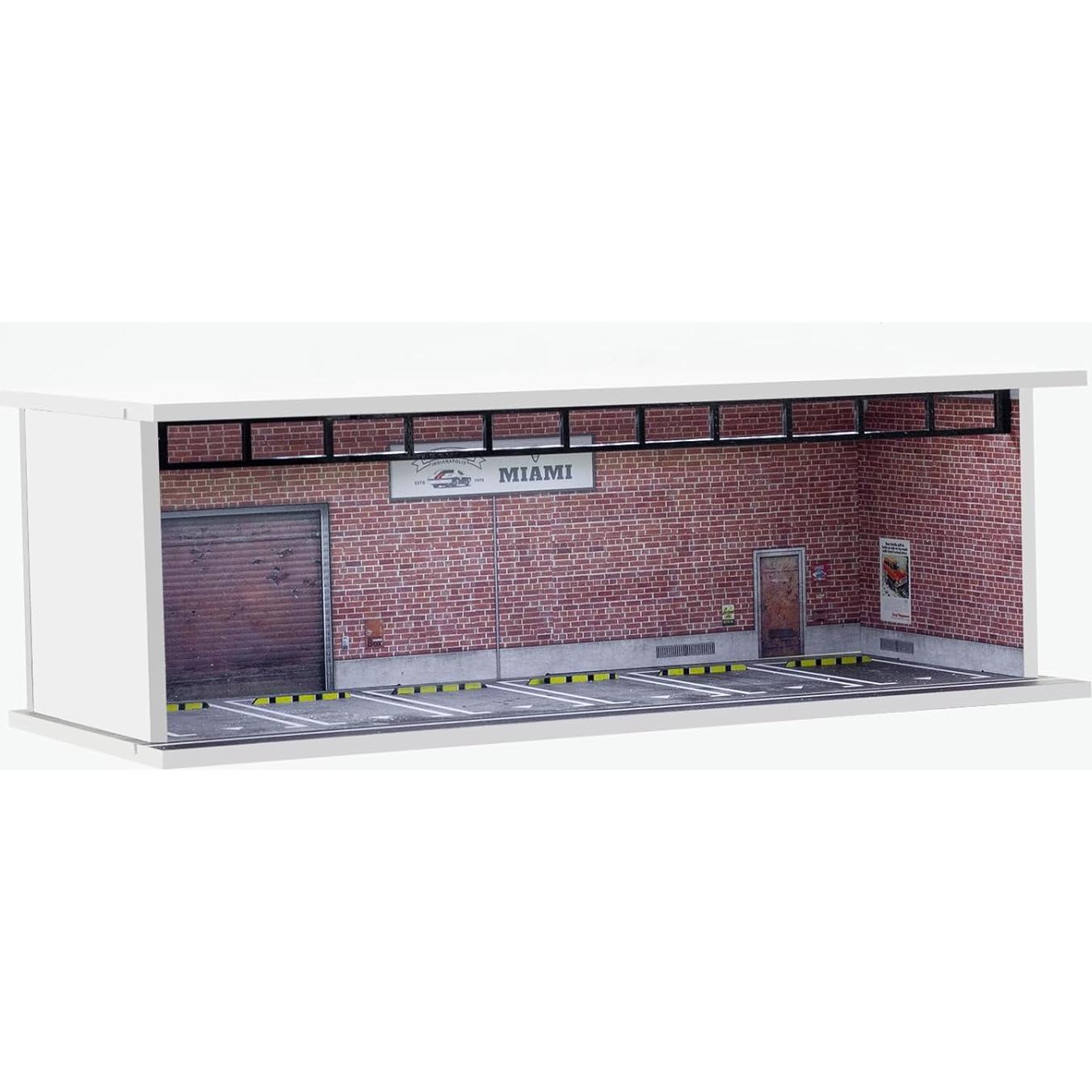 Caja de exhibición Gtcwmx para coches 1:64 con LED