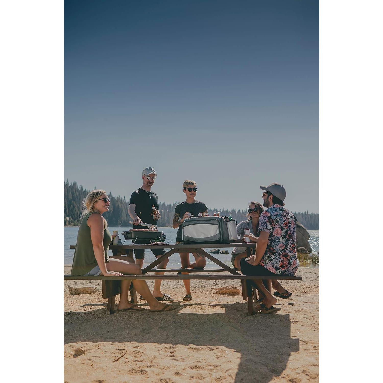 Set de BBQ y Cooler Portátil Vulcan Picnic Time 53.3x37.1cm