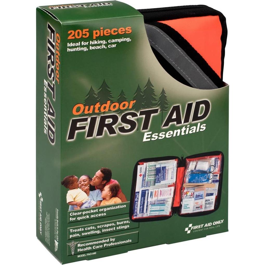 Kit de Primeros Auxilios al Aire Libre First Aid Only FAO-440 205 Piezas