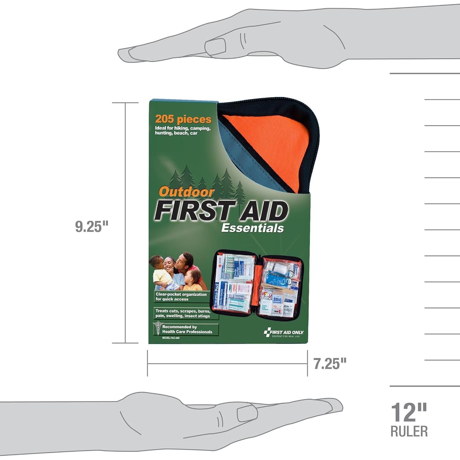 Kit de Primeros Auxilios al Aire Libre First Aid Only FAO-440 205 Piezas