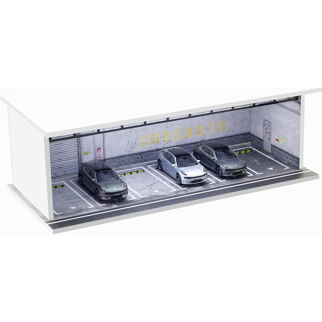 Caja de exhibición Gtcwmx para autos 1:64 con LED