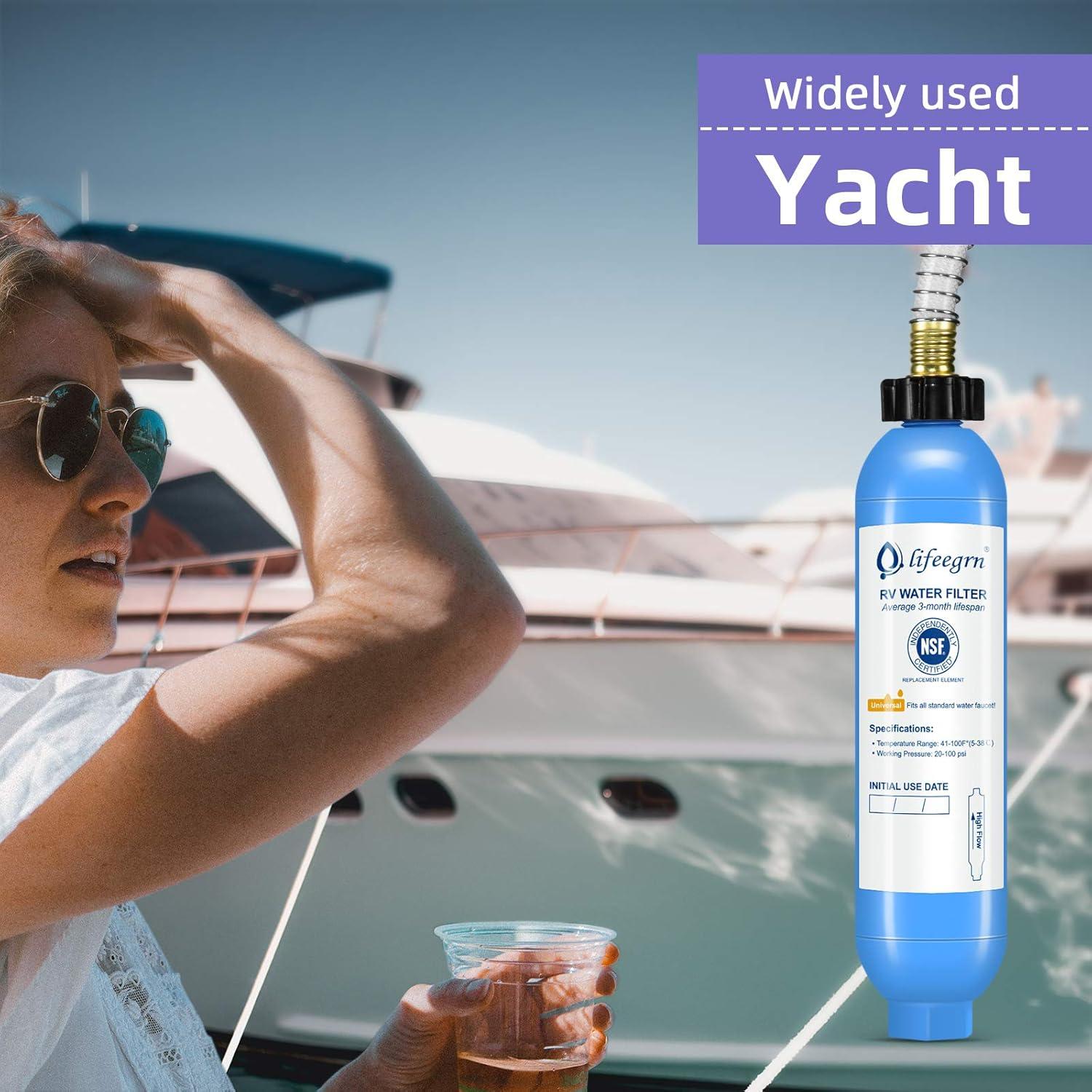 Filtro de Agua RV lifeegrn 2 Unidades, Reduce Olores y Cloro