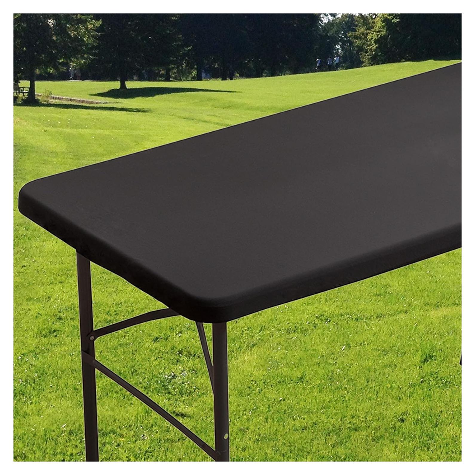 Mantel Ajustado Rectangular Viiamacki 61x122 cm Negro