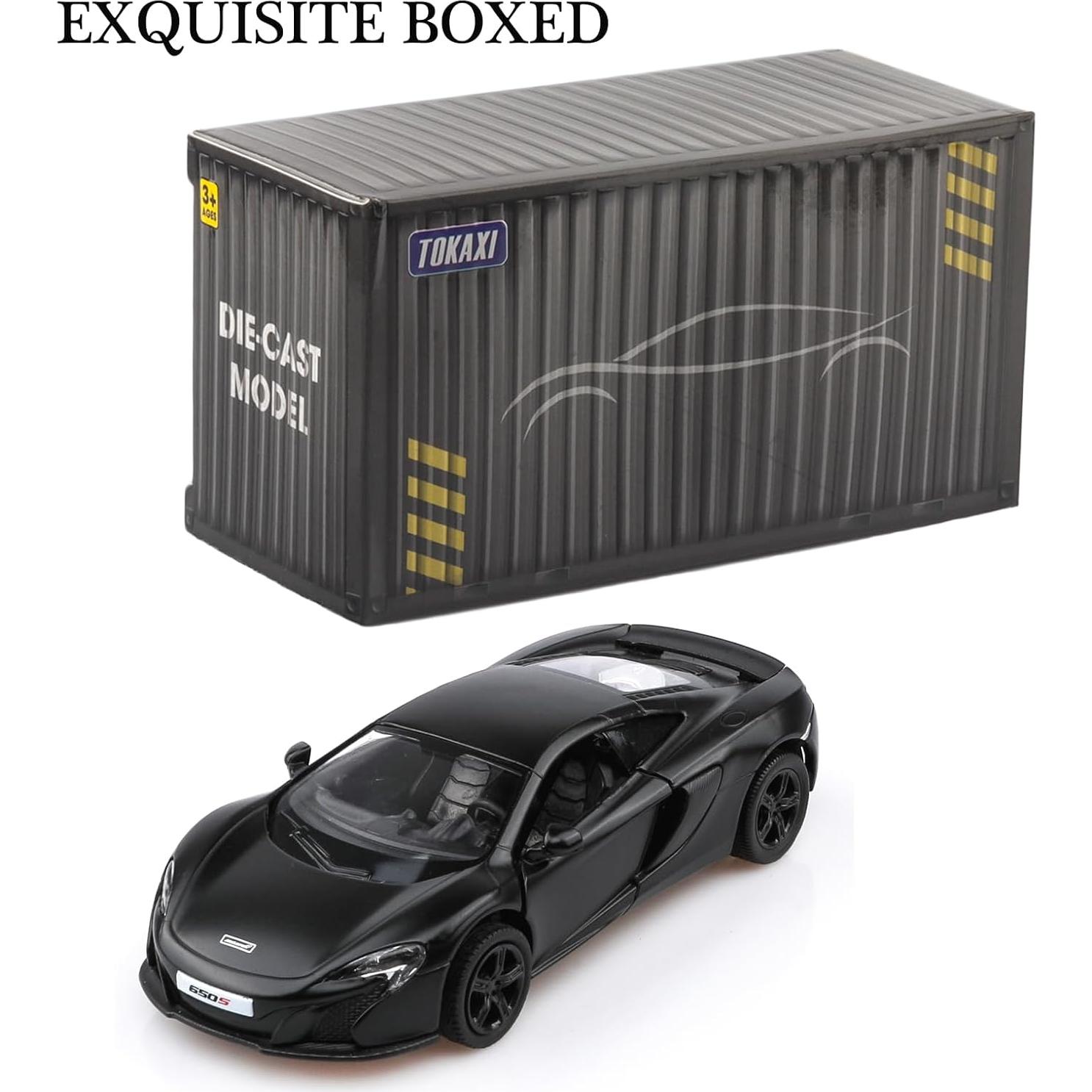 Coche de metal a escala 1/36 McLaren TOKAXI retroceso