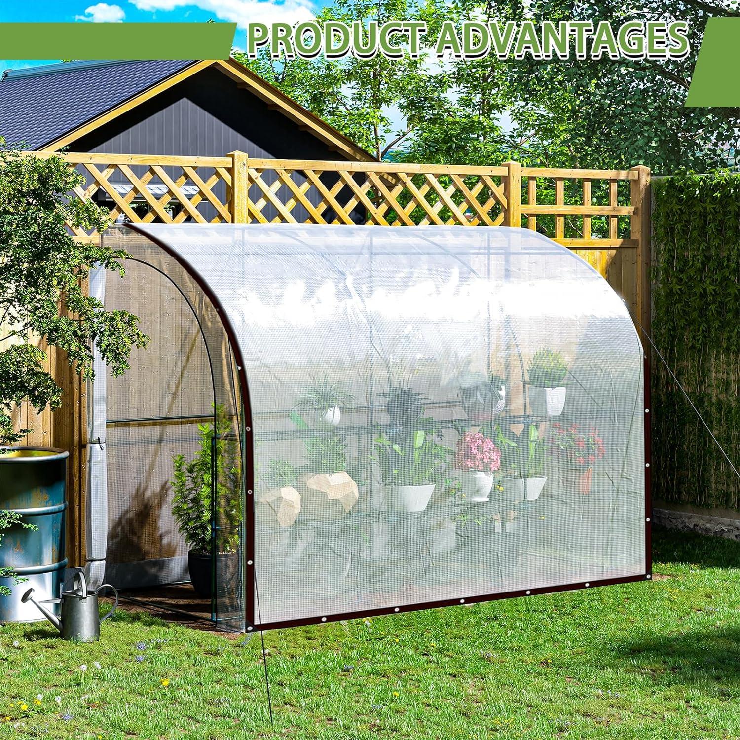 Lona Transparente Impermeable Cenhadam 1.22x1.83m Multiusos