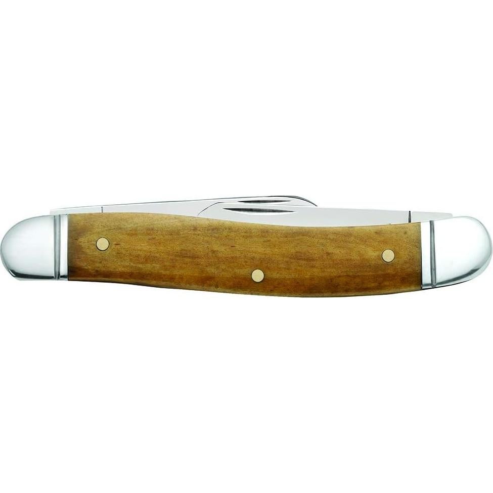 Cuchillo de bolsillo Case CA58185 Medium Stockman Hueso Antiguo