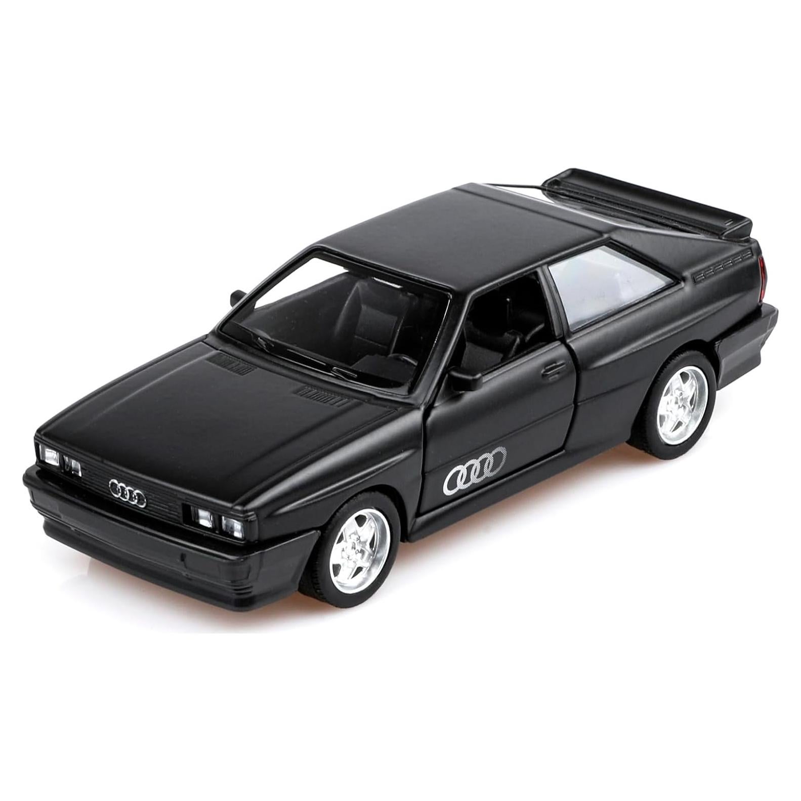 Coche de Juguete Audi Sport Quattro 1/36 Retroceso Negro