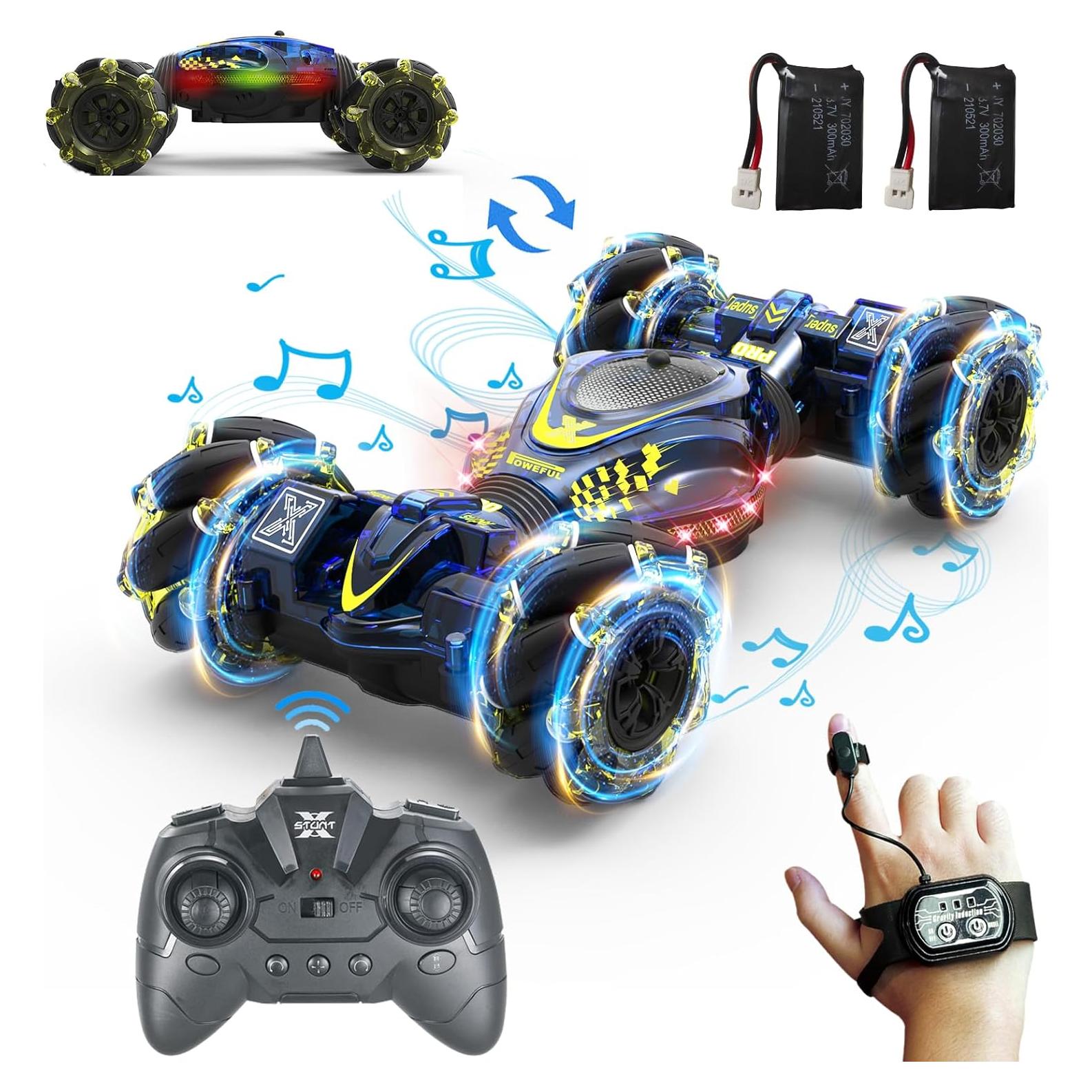 Coche Acrobático RC XUERENTECH 4WD Control Gestos Azul