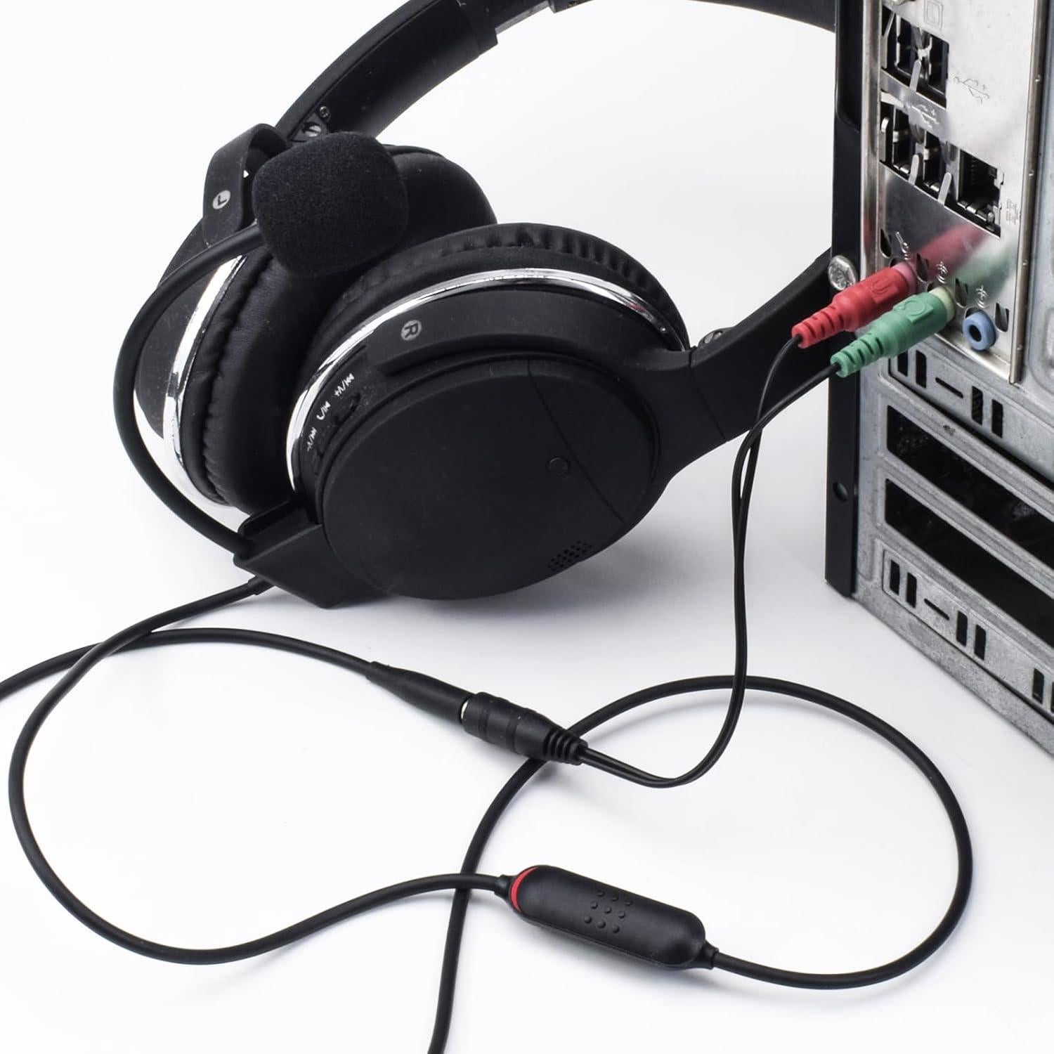 Micrófono Boom Zosvoses para Bose QC35 II - 1.2m, Silencio