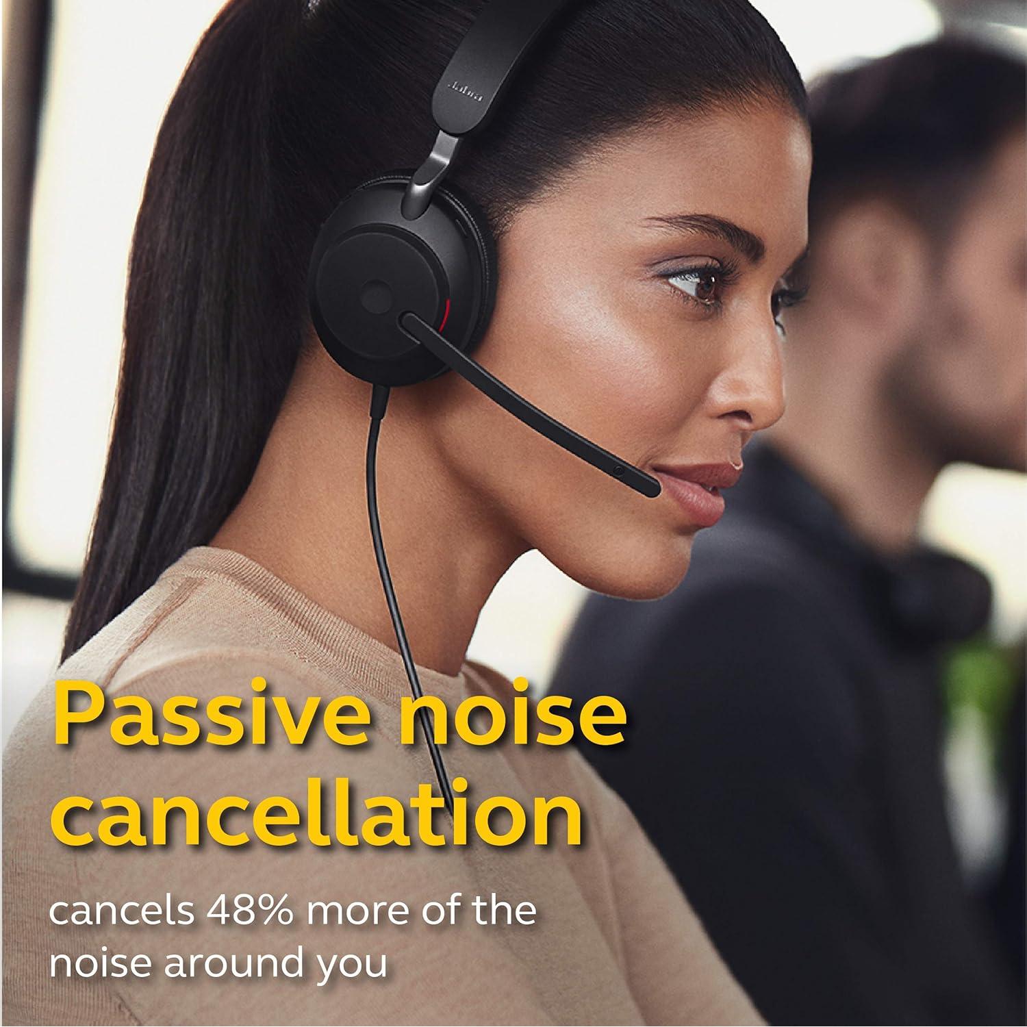 Auriculares Jabra Evolve2 40 MS USB-C Estéreo con Cancelación de Ruido