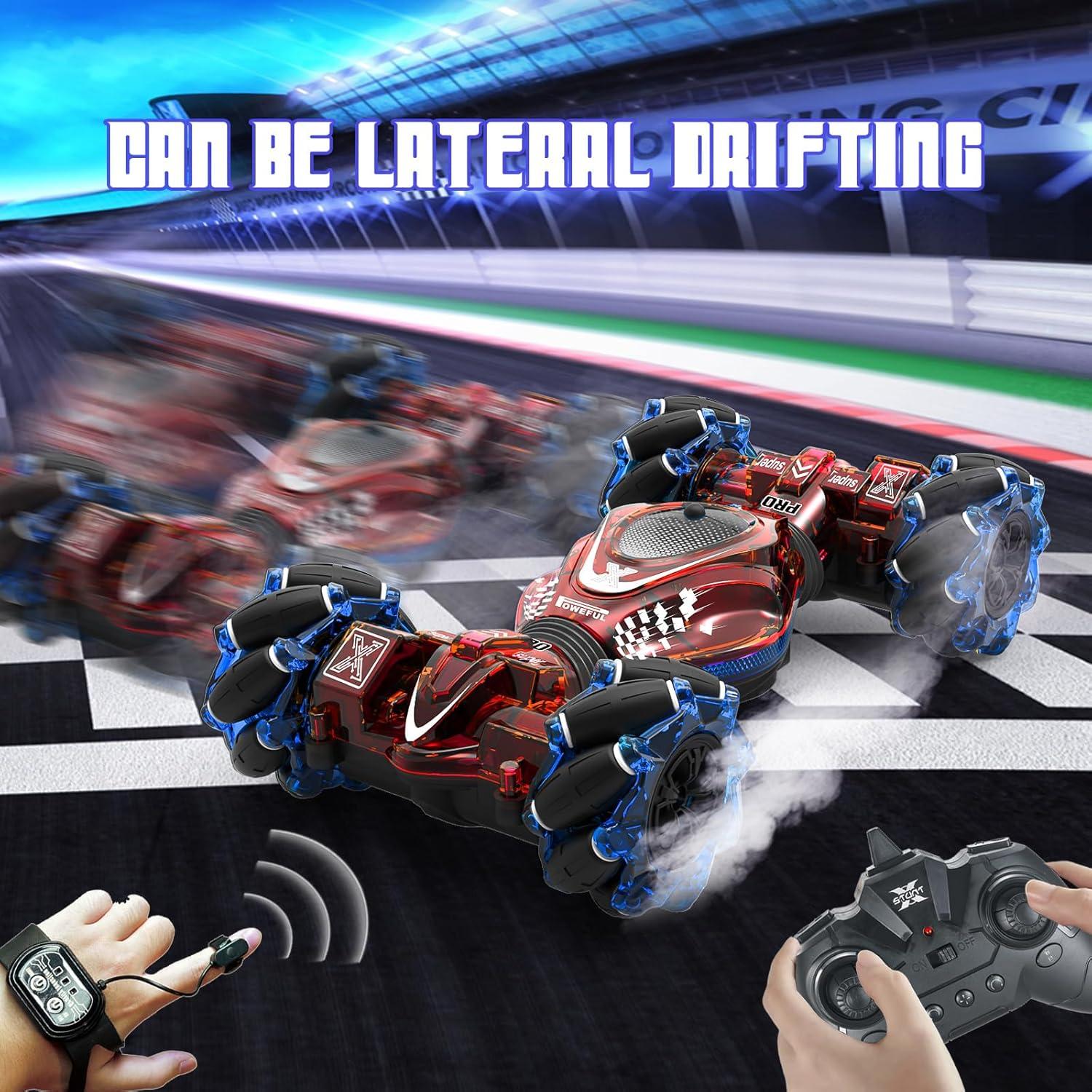 Coche RC Acrobacias XUERENTECH Rojo 4WD Todo Terreno