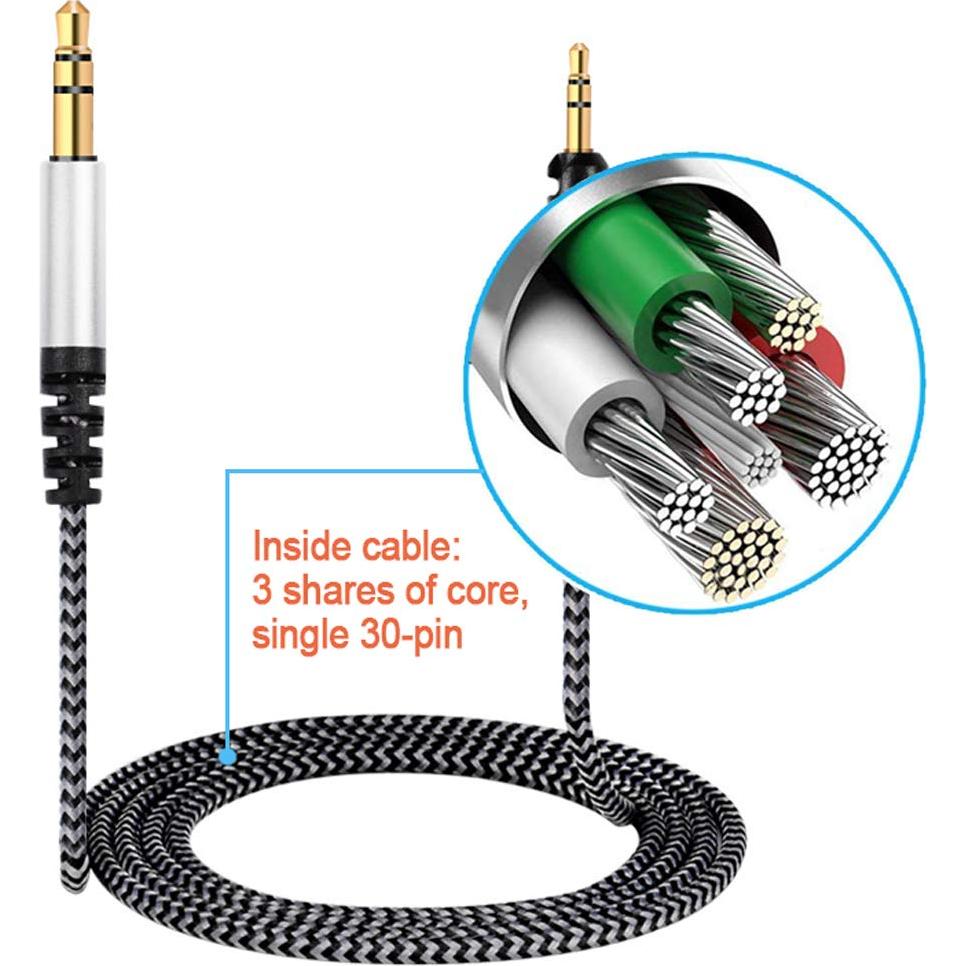 Cable de Reemplazo Sennheiser HD598 HD599 1.8m 3.5mm a 2.5mm