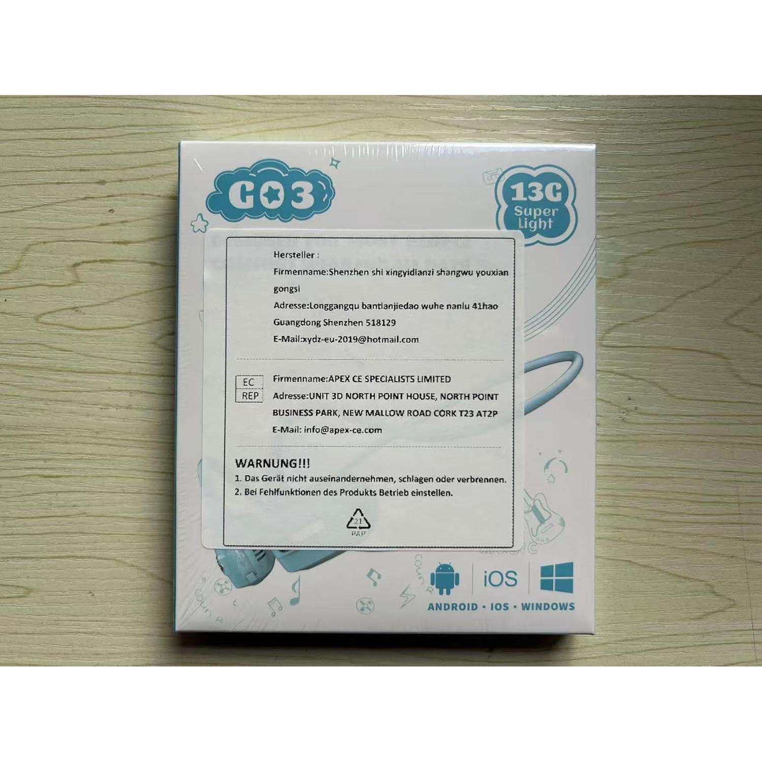 BANIGIPA Kids Headphones, Open Ear Headphones Comfortable for Teens Child Boys Girls, Wireless Bluetooth 5.4 Headset w/Mic for School/Tablet/Travel, 13g Ultra-Light, Protect Hearing, 10H Playtime