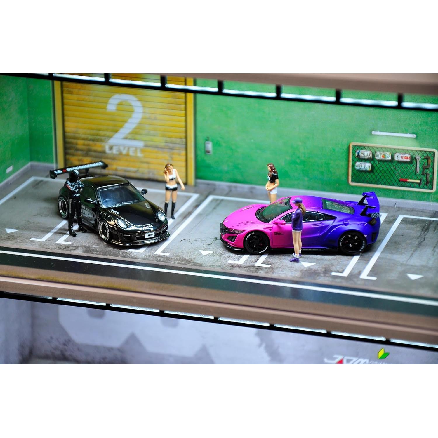 Estuche de Exhibición Bivitre 1:64 con Luz LED y Acrílico