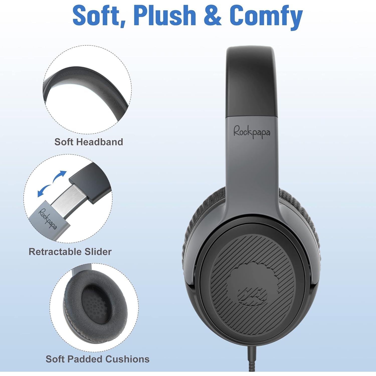 Auriculares Rockpapa Share 1 para Niños con Cable 85dB