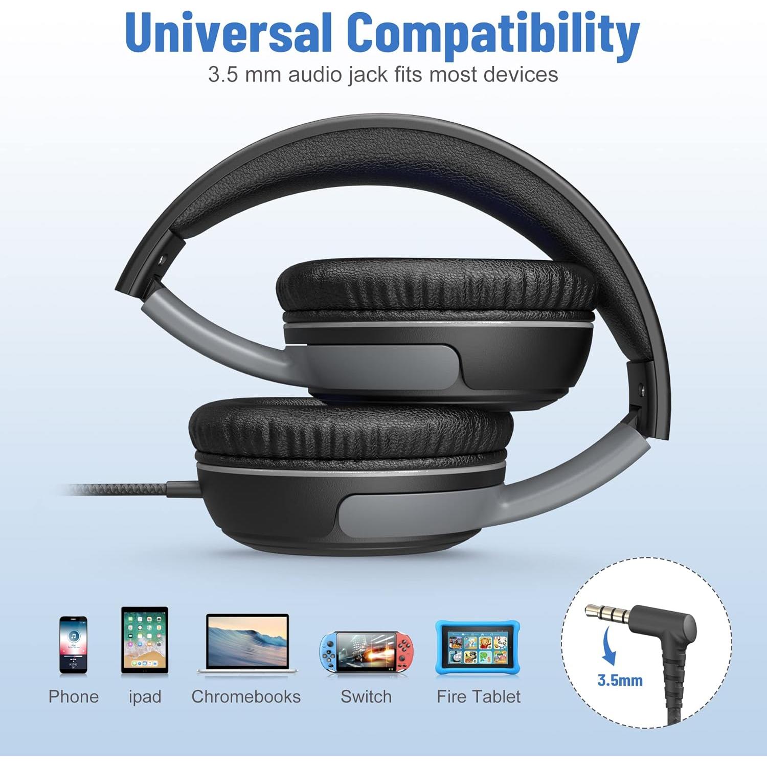 Auriculares Rockpapa Share 1 para Niños con Cable 85dB