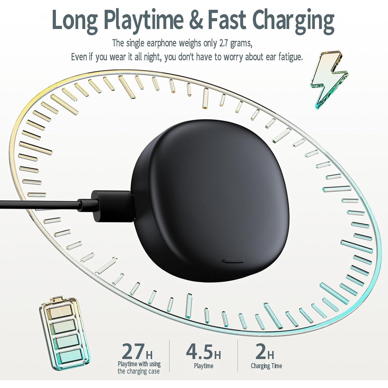 Auriculares Inalámbricos para Dormir Damipow L29, Bluetooth 5.3