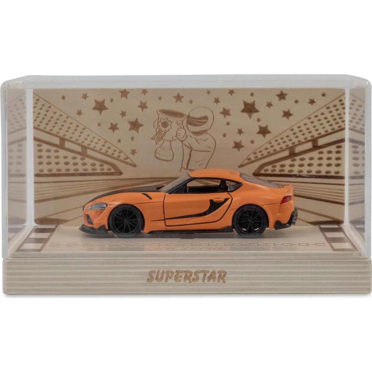 Organizador de Autos de Juguete de Madera - 3 Castles - Soporta 3 Autos