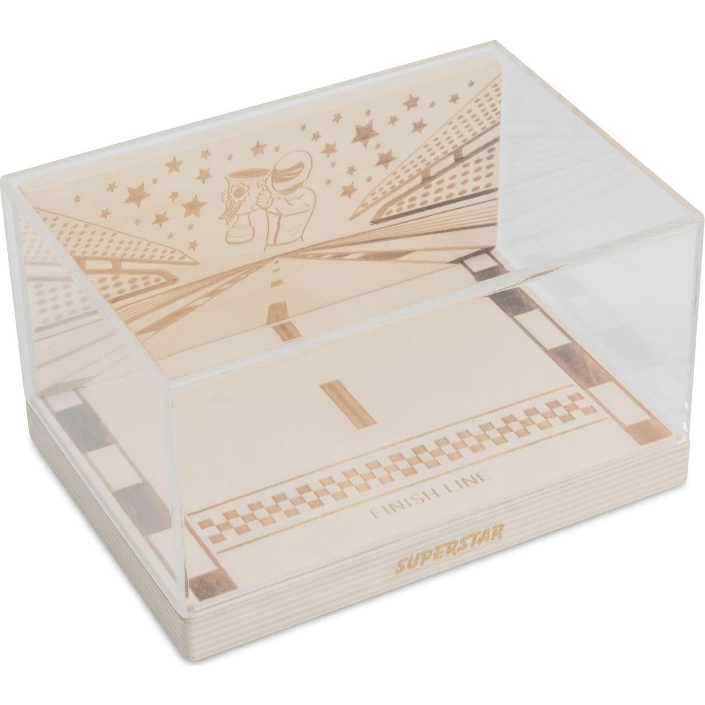 Organizador de Autos de Juguete de Madera - 3 Castles - Soporta 3 Autos