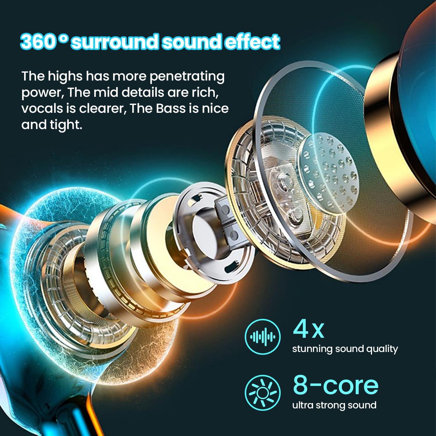 TC01 Ceramic Sleep Earbuds Wired Earphones, Noise Blocking Sleep Headphones, Small Earplugs for Side Sleepers, Snoring, Yoga, Travel, 3-Frequency Ultra Large Diaphragm for Superior Sound Quality