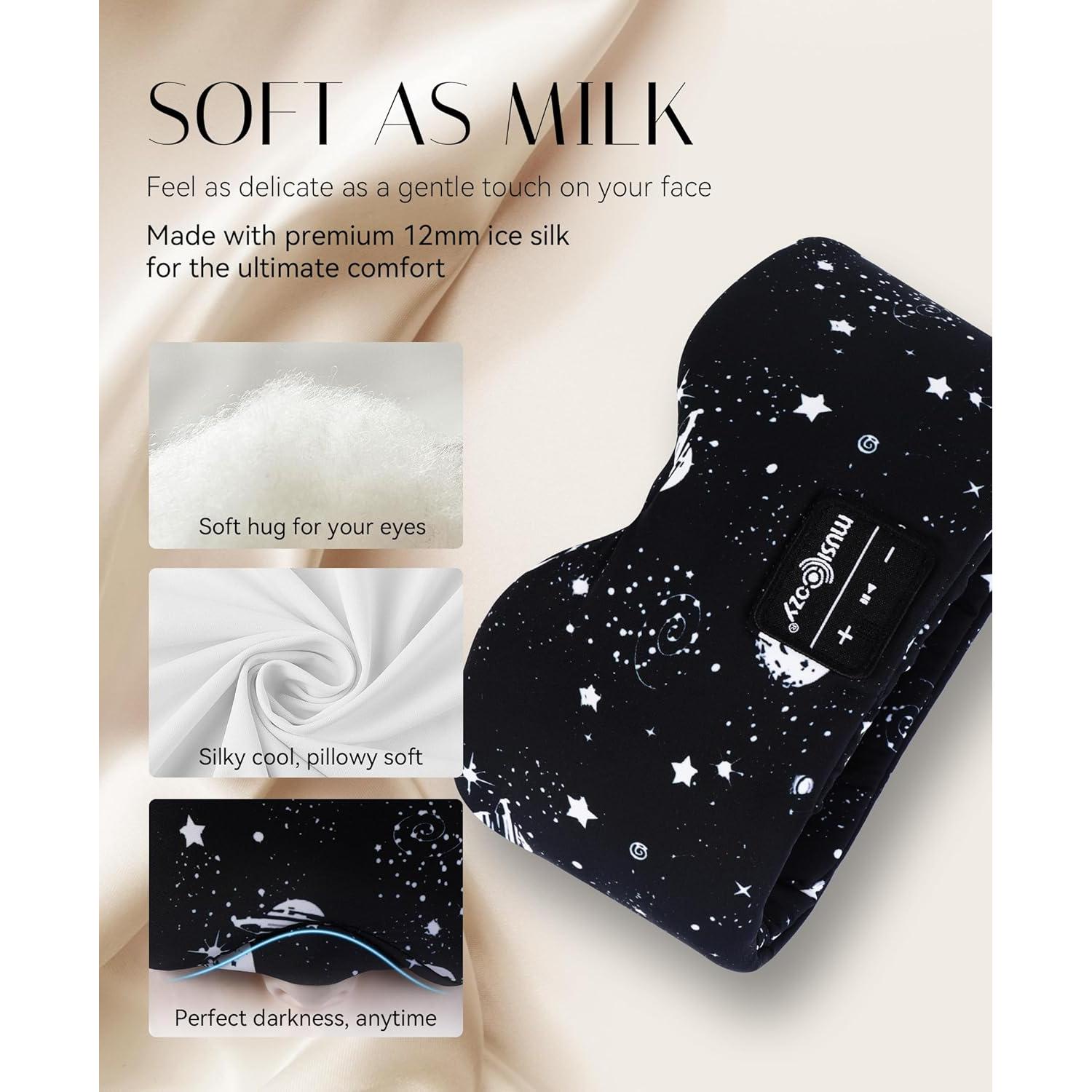 Auriculares para Dormir Bluetooth MUSICOZY con Máscara Ajustable