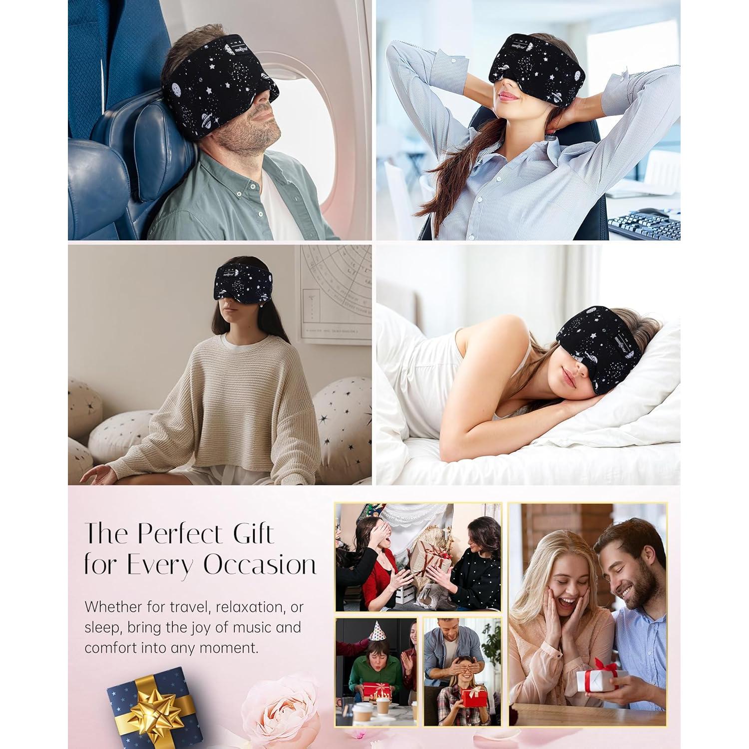 Auriculares para Dormir Bluetooth MUSICOZY con Máscara Ajustable