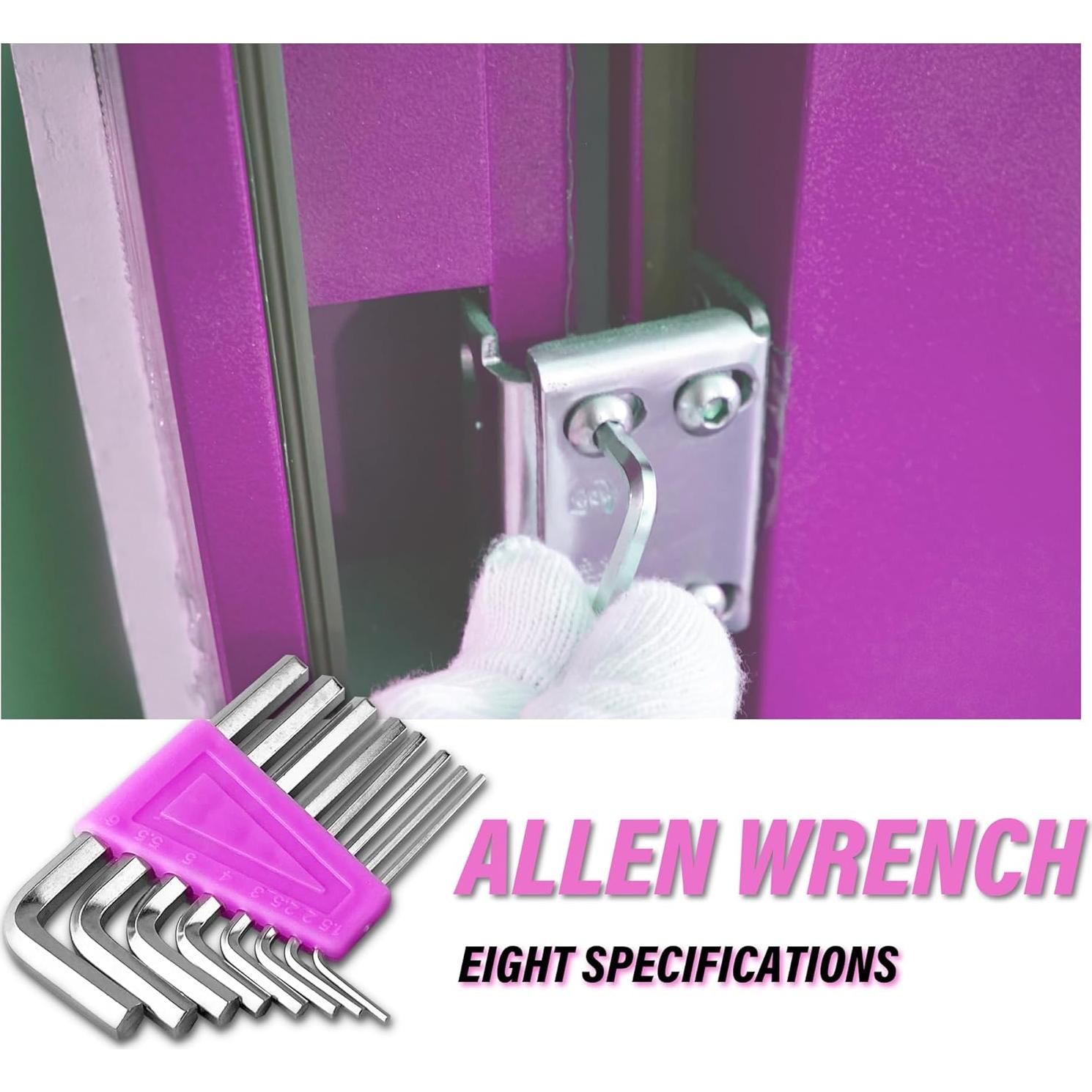 Kit de Herramientas Rosa SOLUDE 102 Piezas con Estuche