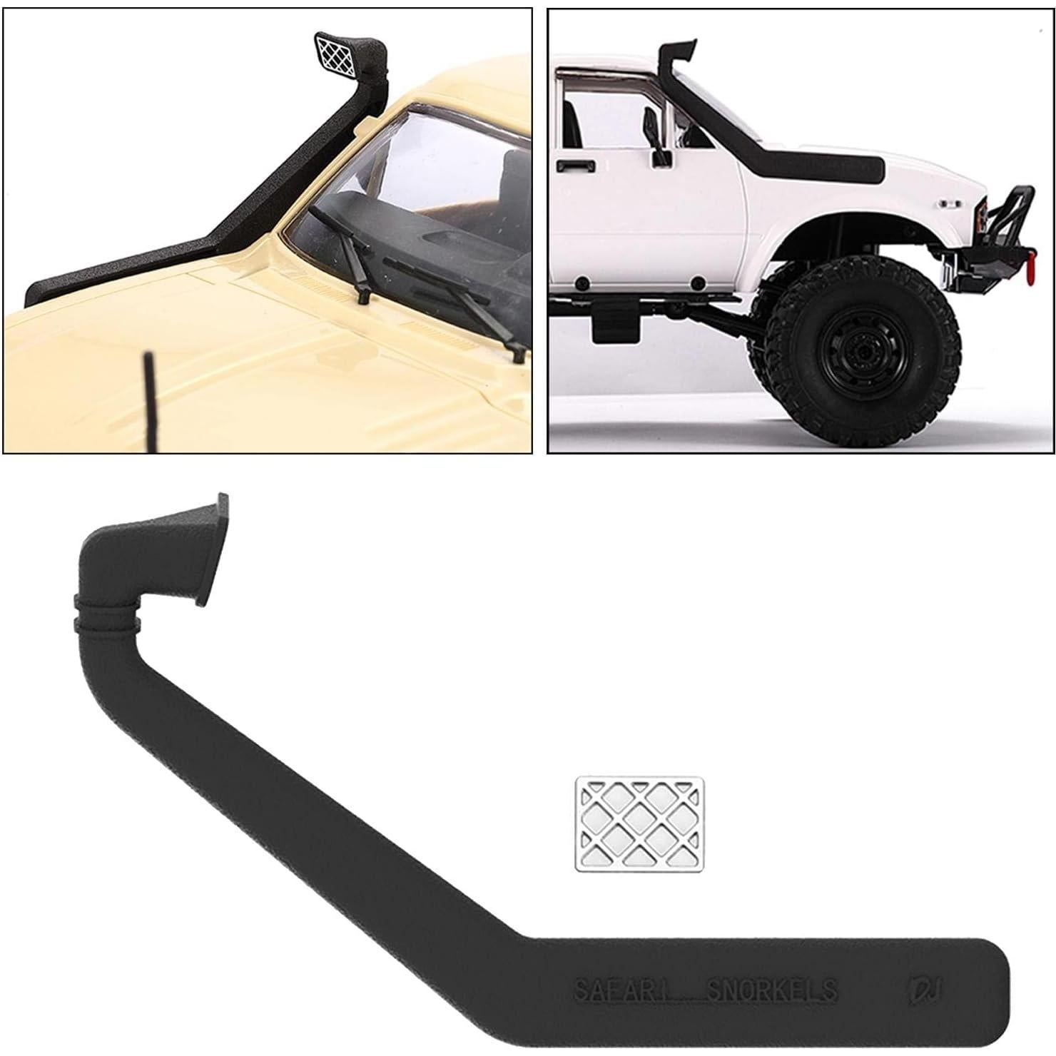 Accesorios para Camión RC WPL C14 C24 1/16 - Parachoques y Snorkel