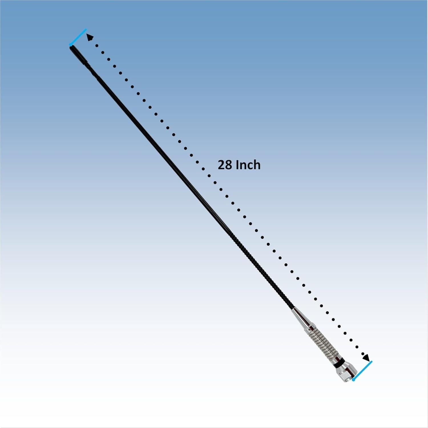 Antena de Látigo CB FMUSER CB200 71cm Ganancia 3.2dB