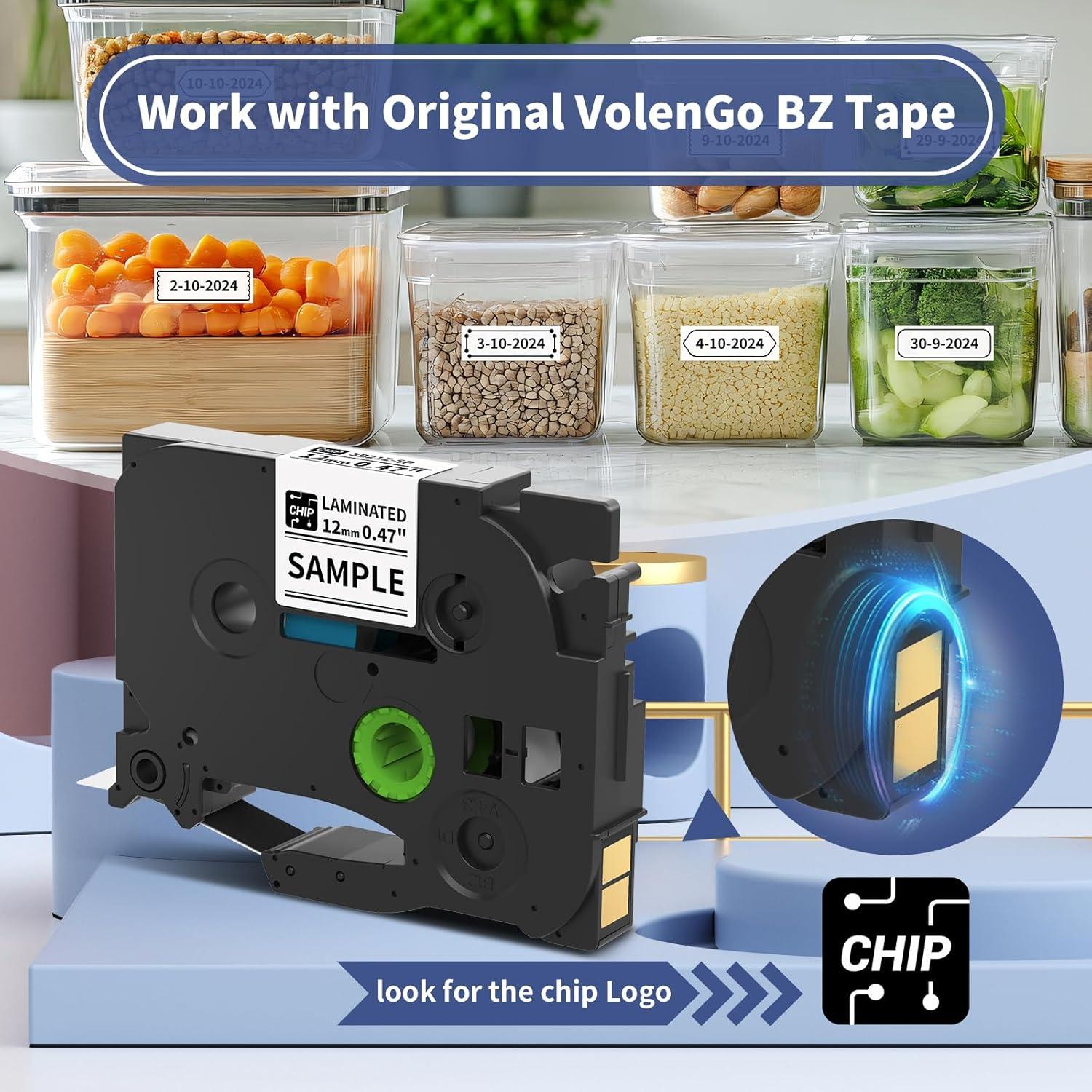 Máquina de Etiquetas VolenGo H1100 Portátil con Pantalla LCD