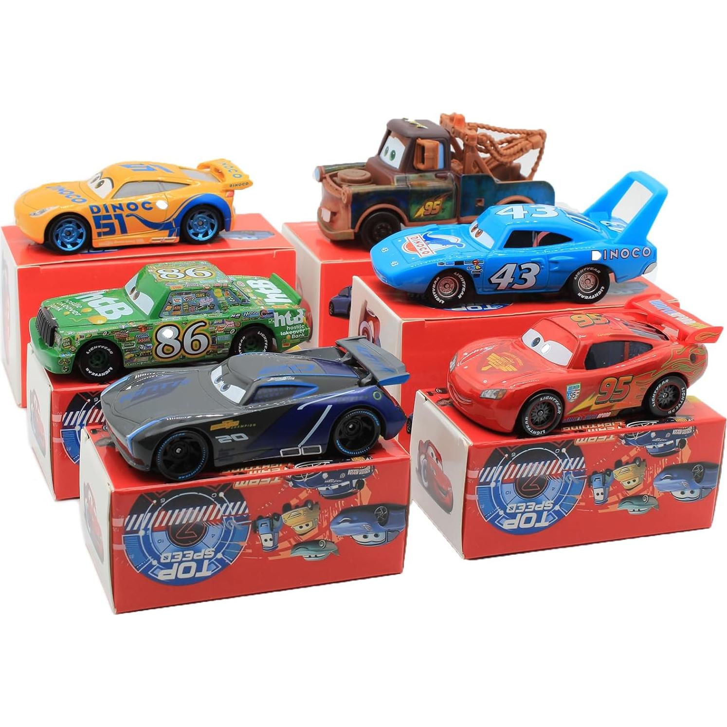 Conjunto de Coches de Juguete IYZEVK 6 Piezas 1:55