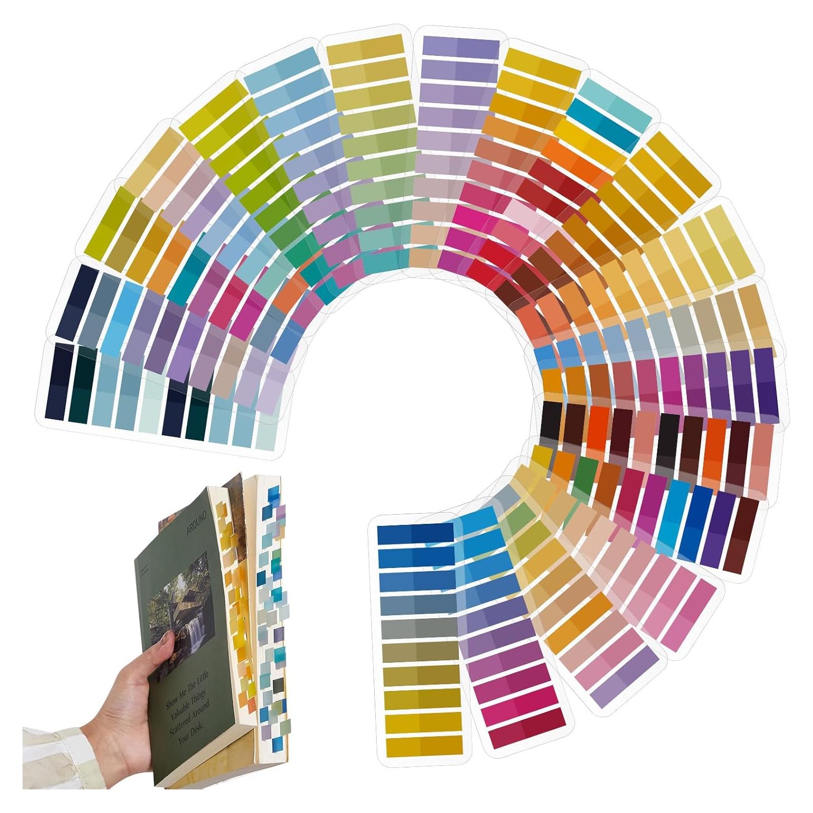 ReliThick 4000 Pcs Pestañas Adhesivas Transparentes Multicolor