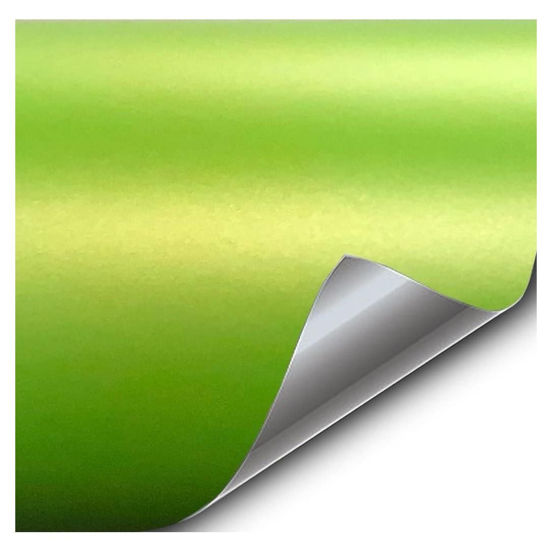 Vinilo Premium Mate Metálico Verde Lima VViViD 0.3m x 1.5m