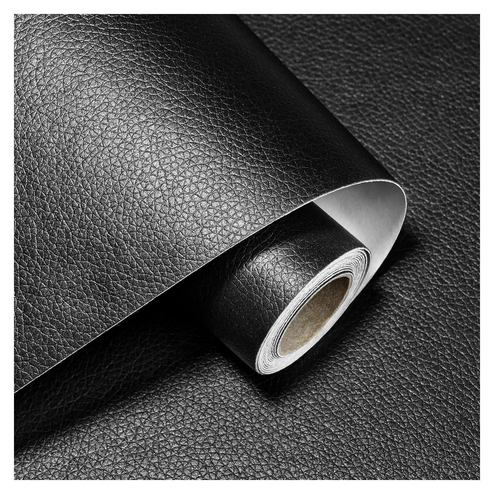 Parche de Reparación de Cuero CAX 39.9x101.6 cm Negro Autoadhesivo