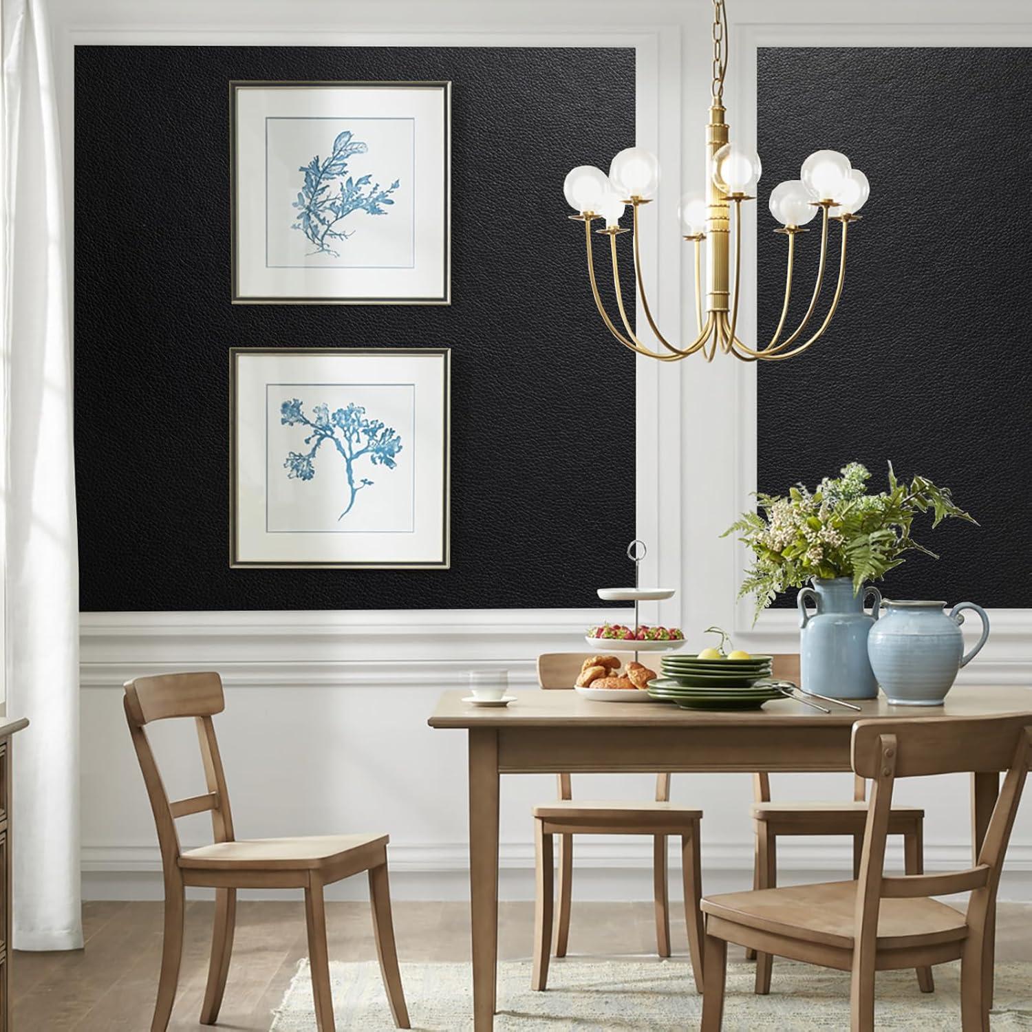 Parche de Reparación de Cuero CAX 39.9x101.6 cm Negro Autoadhesivo