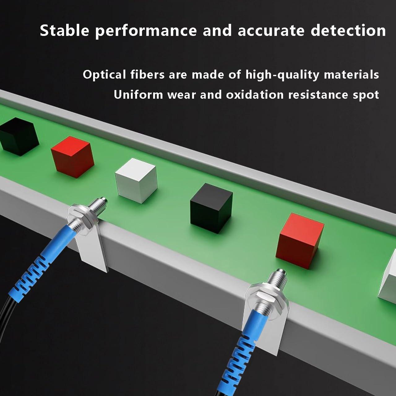 Sensor de Fibra Óptica BOJKEON FR4Y10, 1m, Reflectivo Difuso