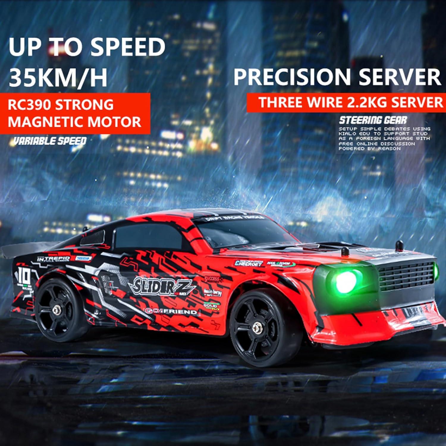 Coche RC GoolRC 2103 Drift 1:14 4WD 35 km/h 3 Baterías