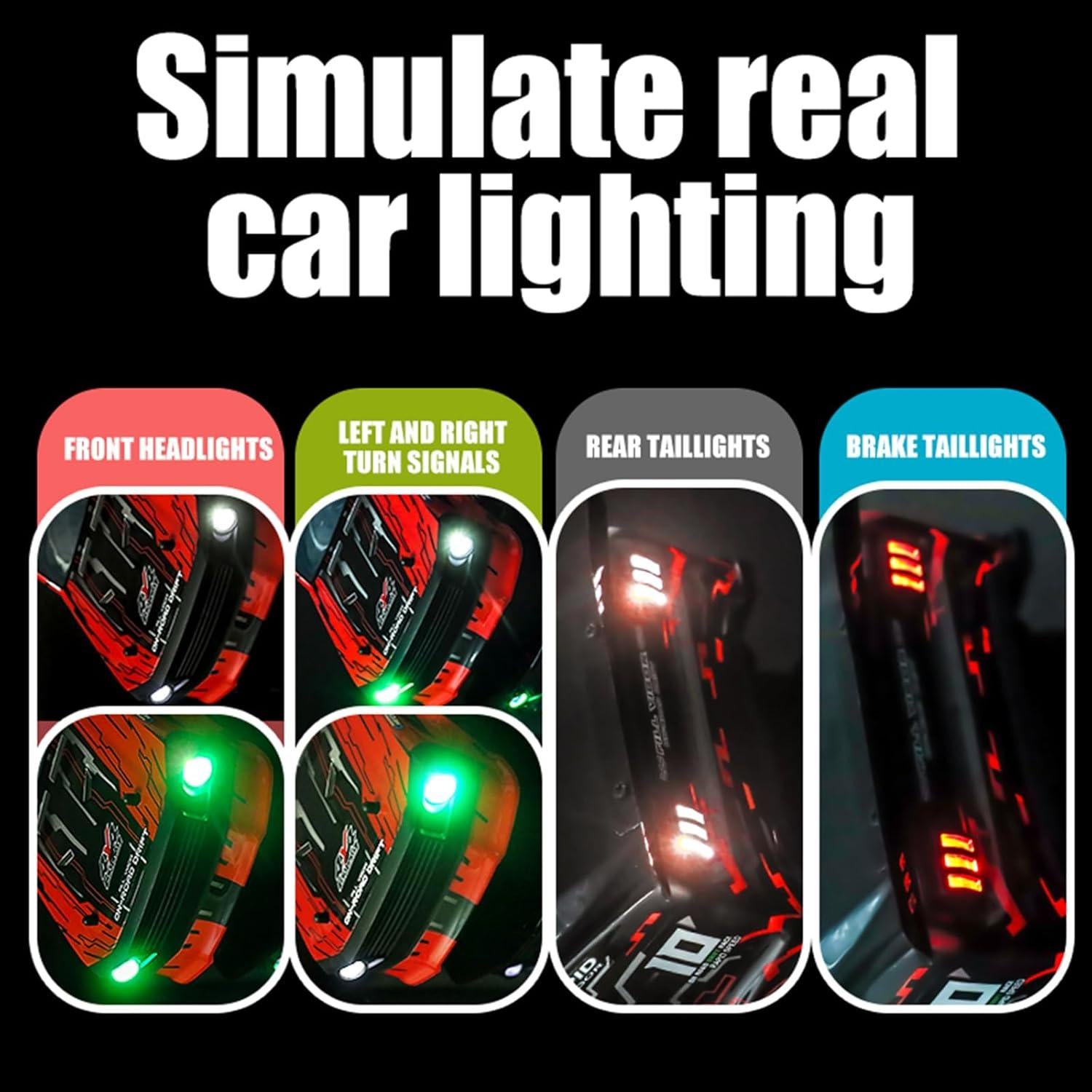 Coche RC GoolRC 2103 Drift 1:14 4WD 35 km/h 3 Baterías