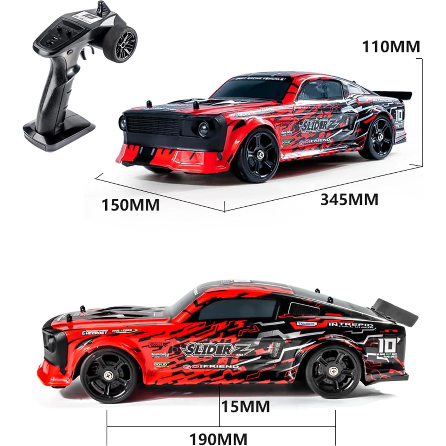 Coche RC GoolRC 2103 Drift 1:14 4WD 35 km/h 3 Baterías
