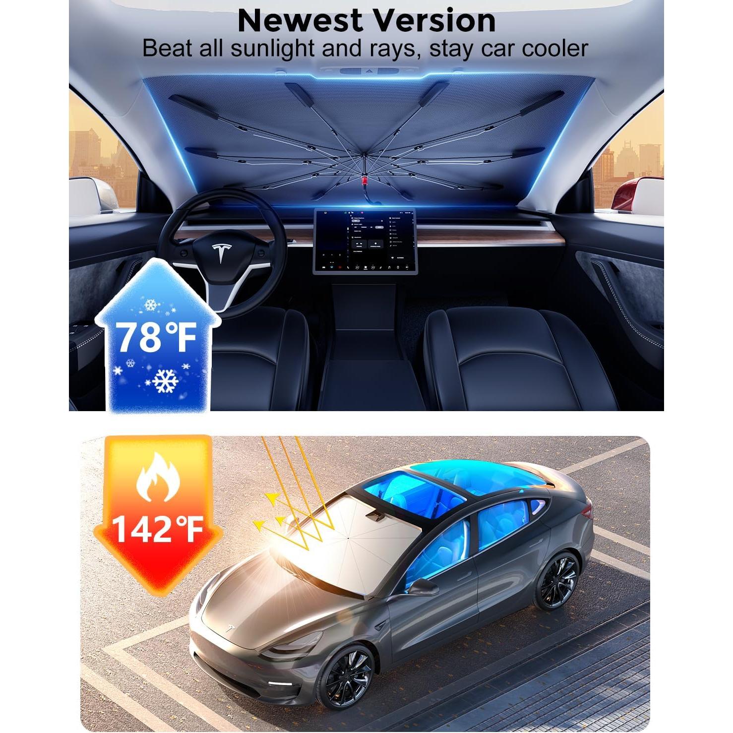 Sombrilla para Parabrisas DMJN A-ZYS-BS29 - Protección UV Pequeña