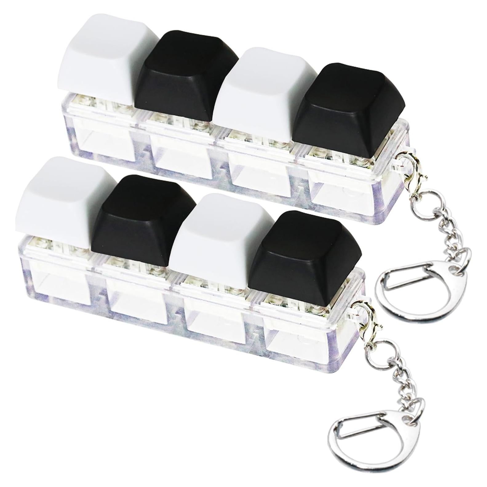 Juguete Antiestrés de Teclado XiawaLangzhuo 2 Piezas Negro y Blanco