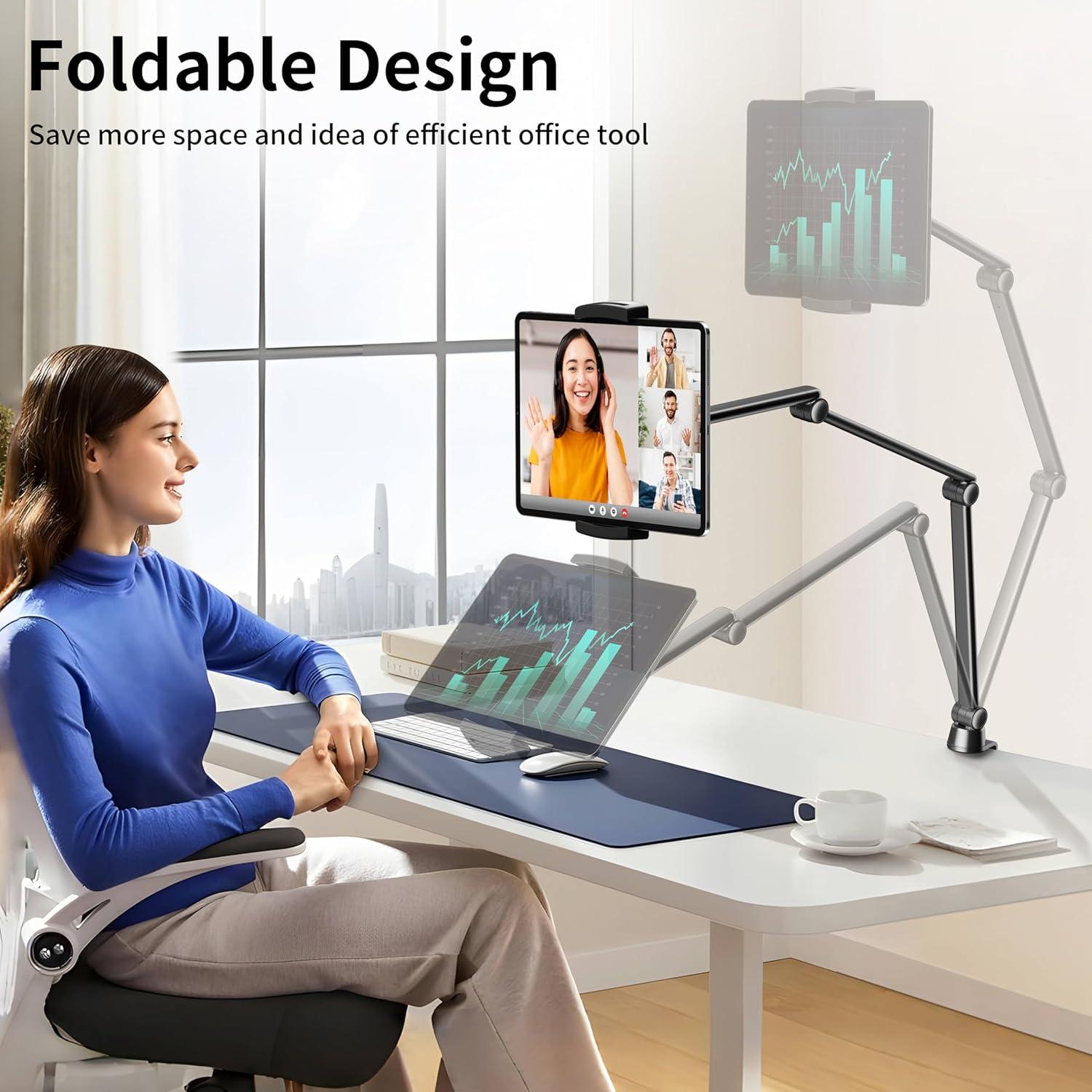 Soporte Ajustable para iPad LULULOOK Negro 4.7"-13"