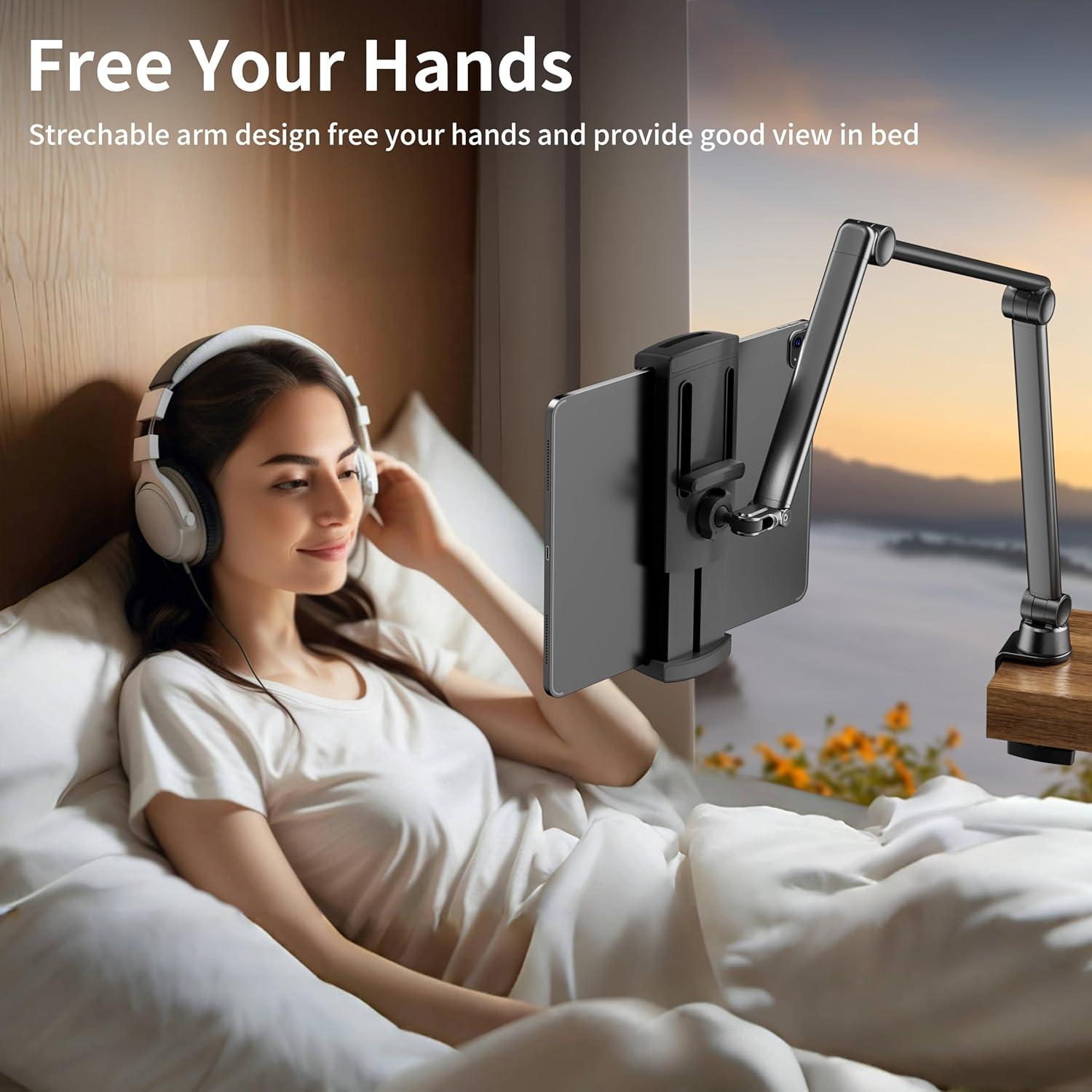 Soporte Ajustable para iPad LULULOOK Negro 4.7"-13"